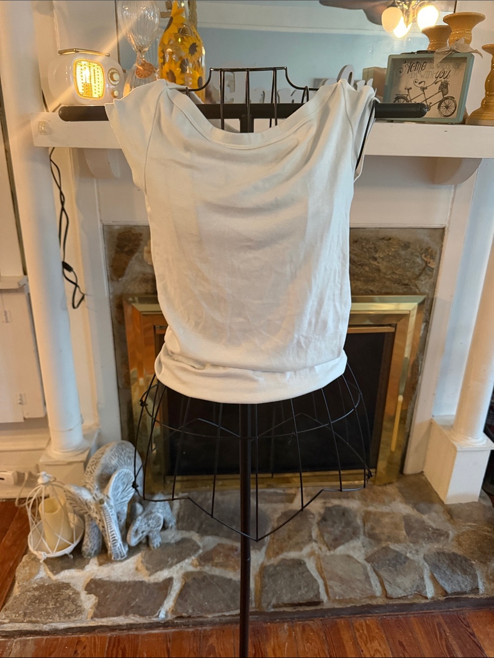 wild fable White Scoop Neck Tank Top